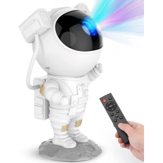 Star Projector Galaxy Night Light - Astronaut Space Projector, Starry Nebula Ceiling LED Lamp with Timer and Remote, Kids Room Decor Aesthetic, Gifts for Christmas, Birthdays, Valentine's Day